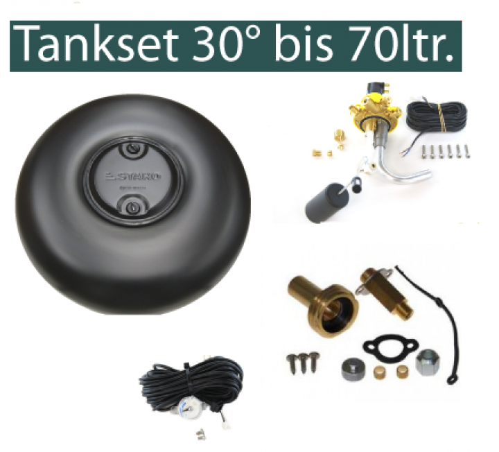 43,5 Ltr 580 x 220 intern 30° Tankset