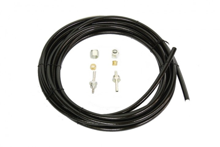Kunststoff-Gasleitung inkl. Kupplung 8mm FARO